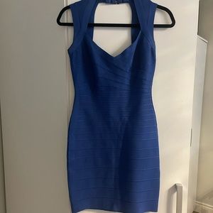 Royal Blue Herve Leger Dress